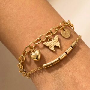 Golden Charm Whisper Bracelet