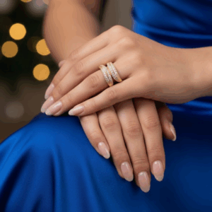 Sparkling Gold Wrap Ring