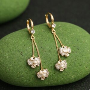 Luxury Square Crystal Stud Earrings