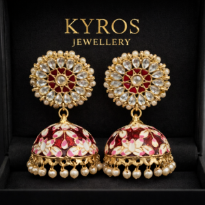 Rose Royale Jhumkas